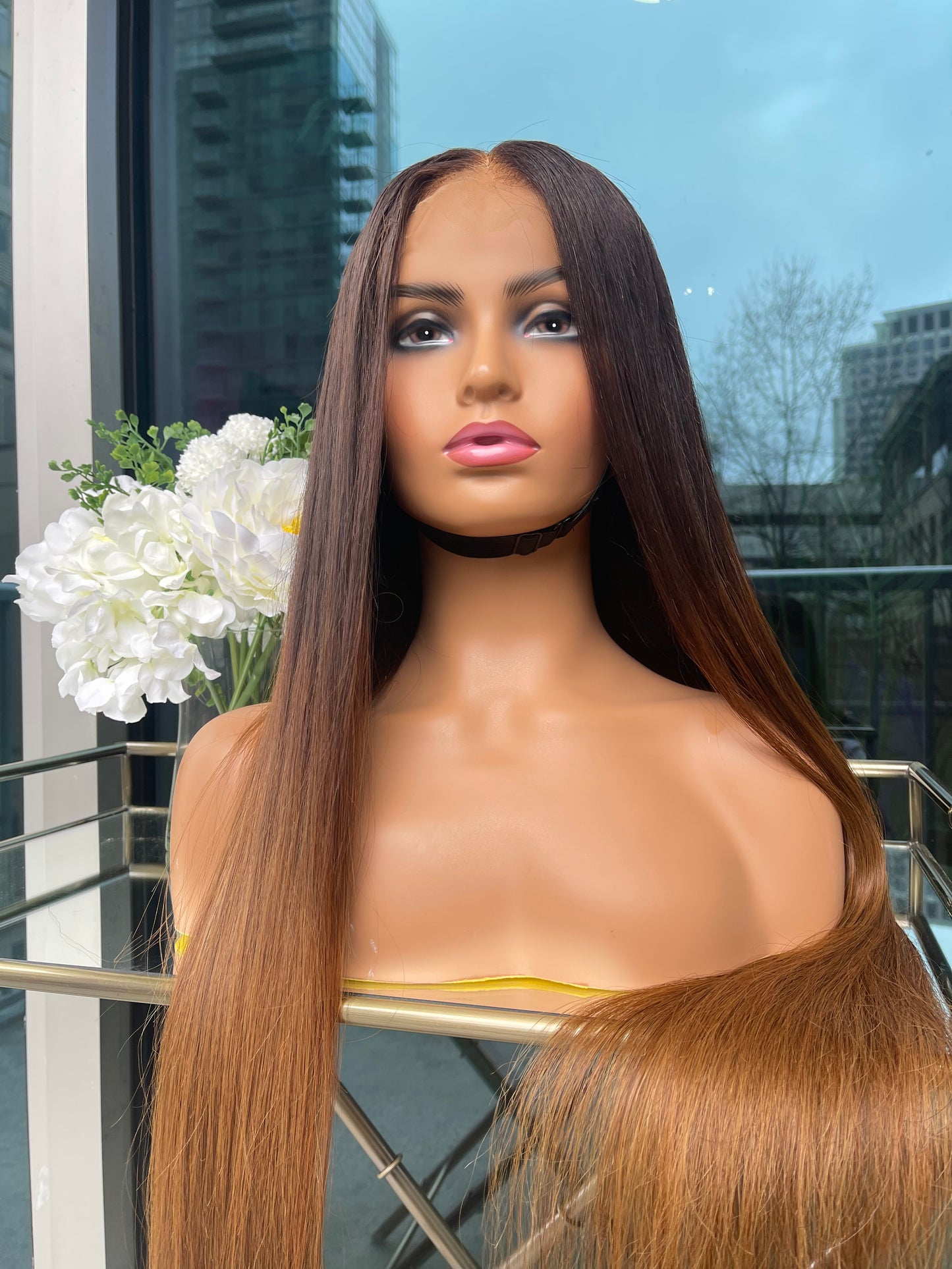 32” Brown Ombré