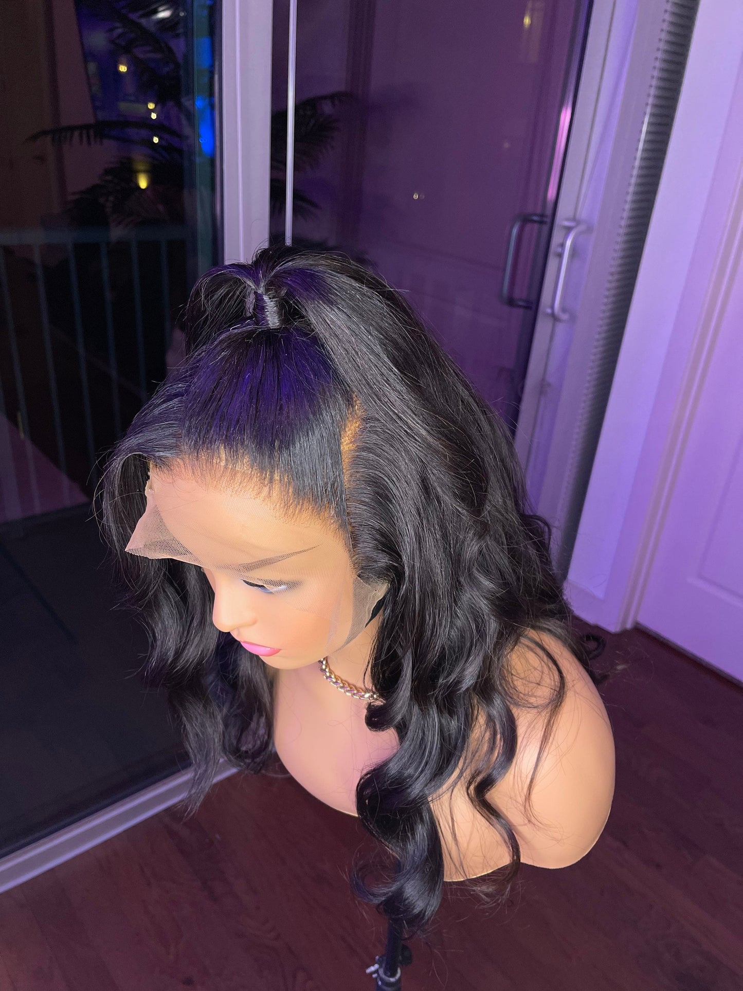 Ready to wear Half up half down 13x6 raw Cambodian hair 20inches 180% density