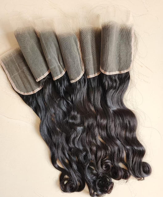 HD CLOSURES INDIAN (5X5 / 6X6) BodyWave + Straight