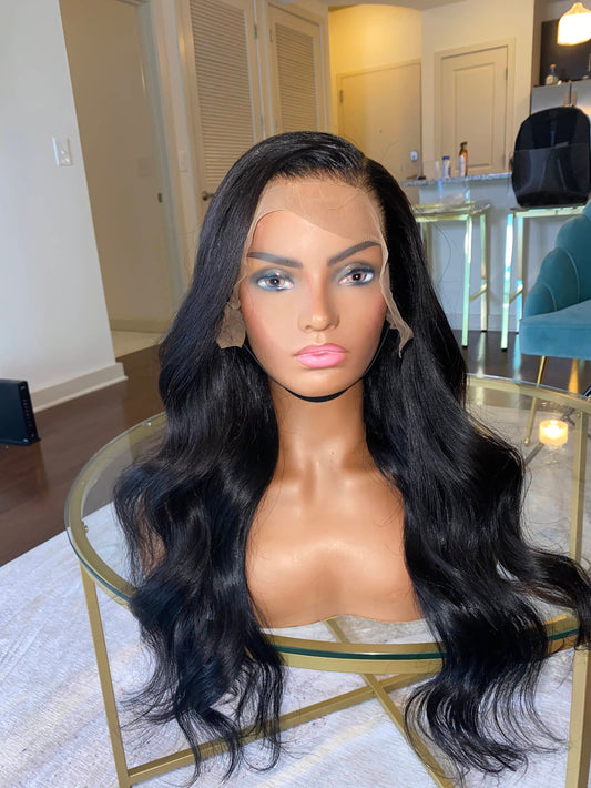 black body wave clueless wig, 13x6 frontal in 20 inches.raw Cambodian Hair. Everyday wig